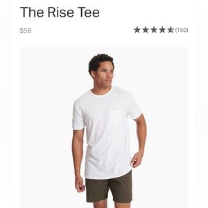 NWT Vuori The Rise Tee